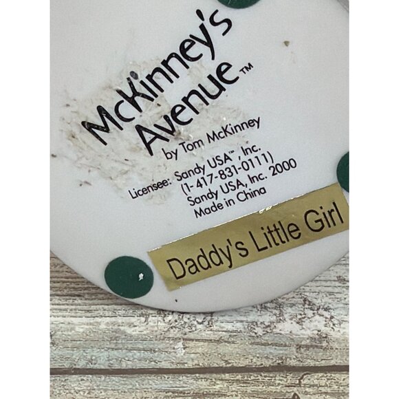 McKinney’s Avenue Daddy’s Little Girl Figurine Tom McKinney 2000 6” H - No Box - Picture 9 of 11